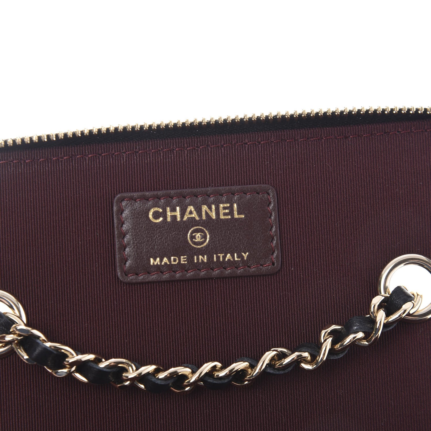 Chanel Lambskin Quilted Small Vanity Case With Chain Black 8 of 11