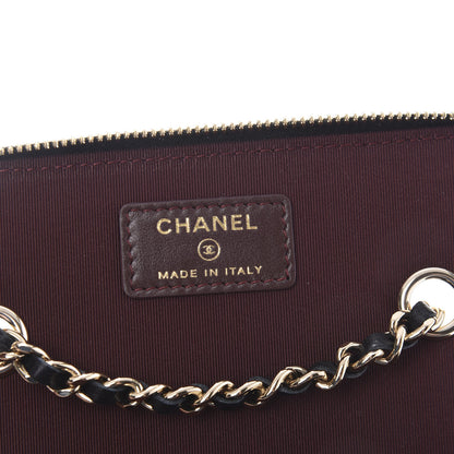 Chanel Lambskin Quilted Small Vanity Case With Chain Black 8 of 11