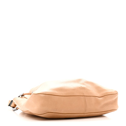 Gucci Calfskin Drawstring Small Drawstring Shoulder Bag Beige 4 of 10