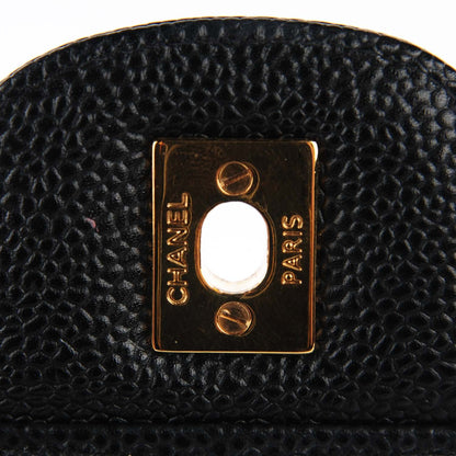 Chanel Caviar Quilted Jumbo Double Flap Black 9 of 9