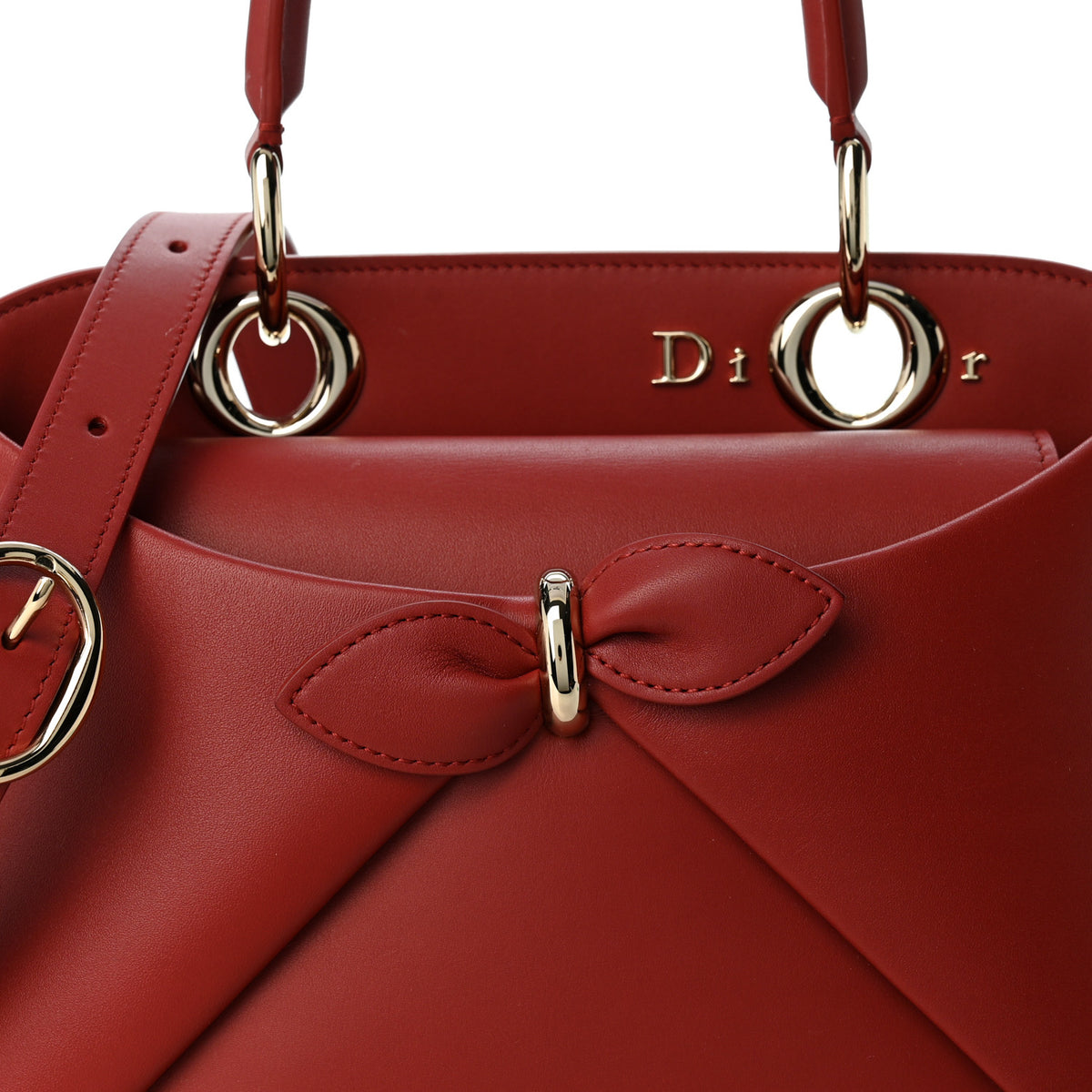 Christian Dior Shiny Smooth Calfskin Small Cigale Bag Garance 7 of 9