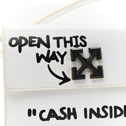 Off-White Calfskin Cash Jitney 1.0 Shoulder Bag White 12 of 18