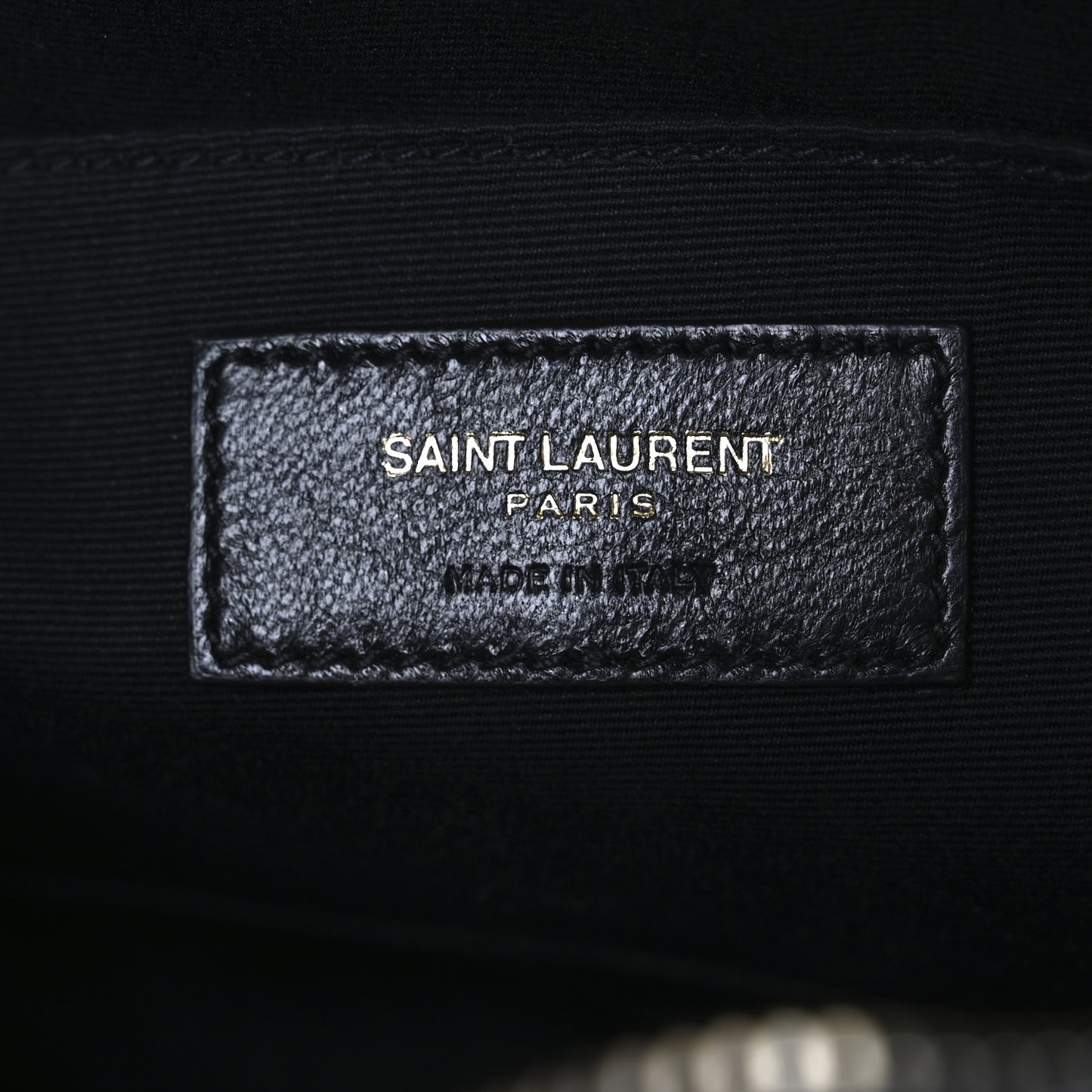Calfskin Matelasse Monogram Lou Camera Bag Black