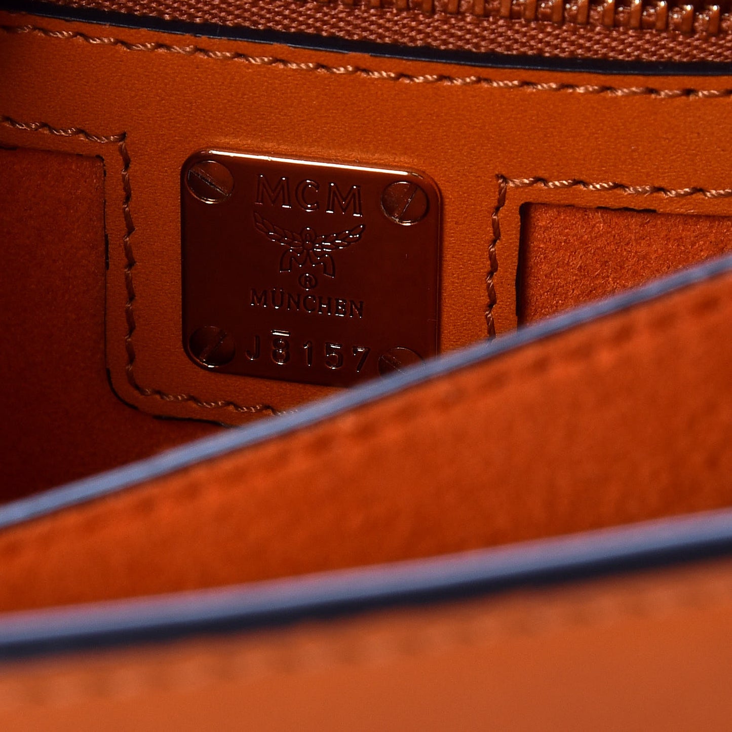 Calfskin Mini Patricia Crossbody Bag Cognac
