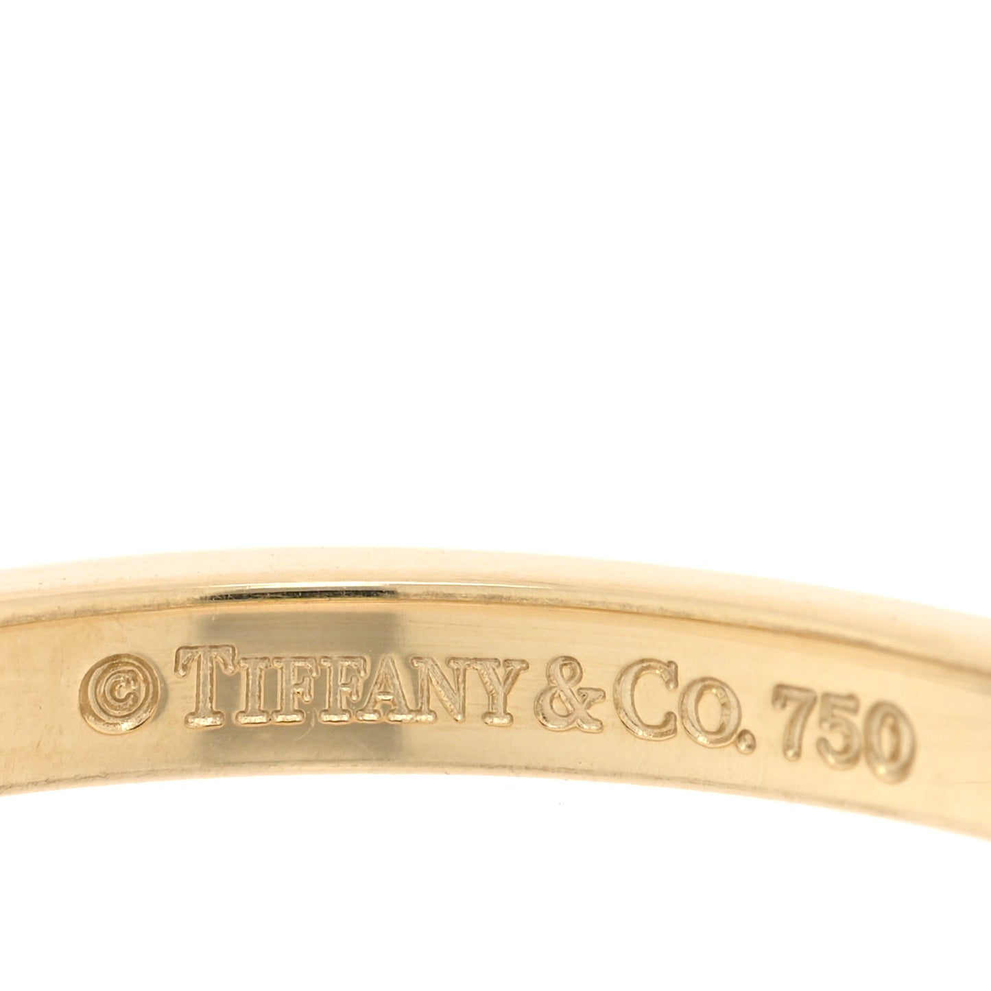 18K Yellow Gold 2mm Band Ring 54 6.75