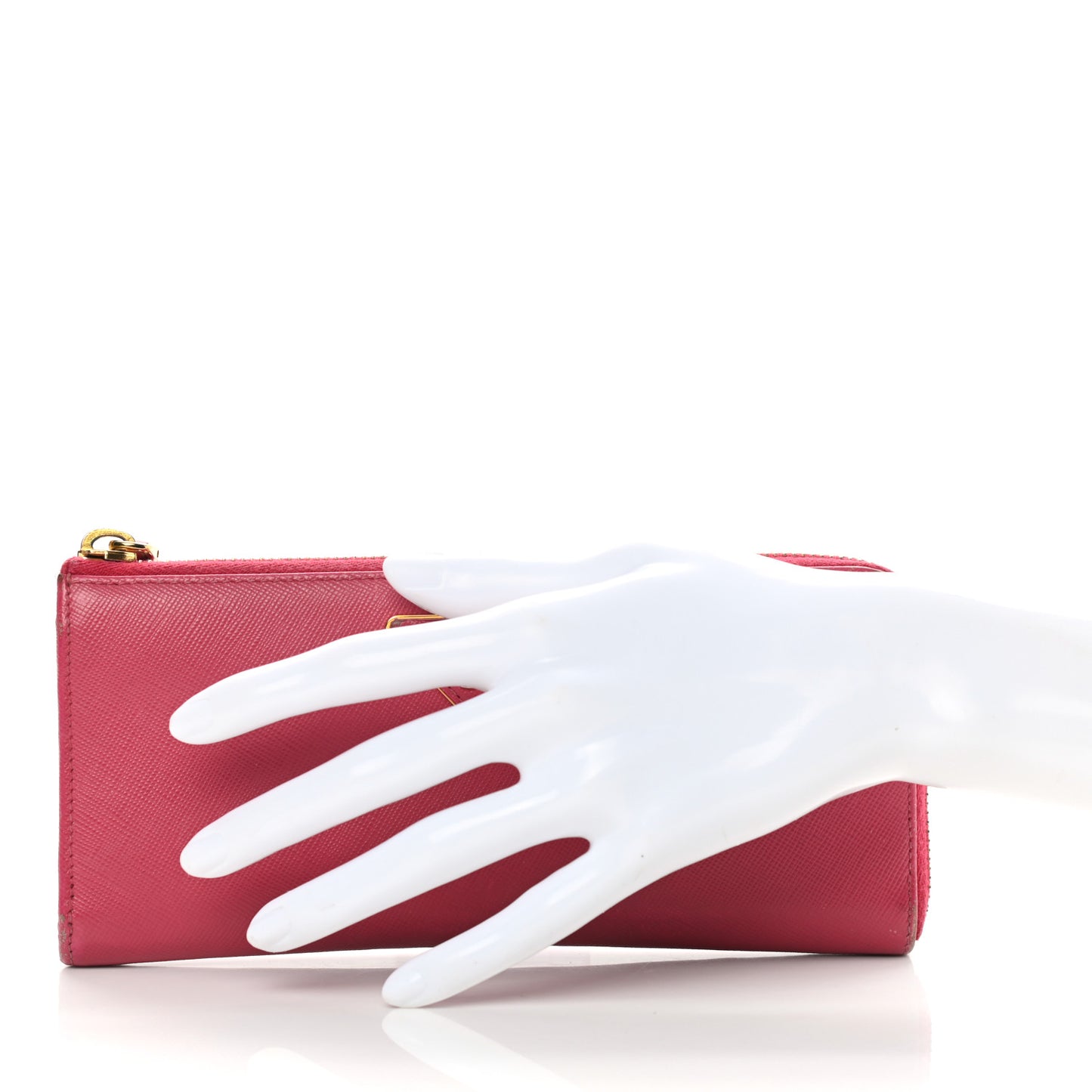 Saffiano Half Zip Wallet Ibisco