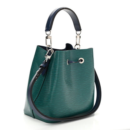 Louis Vuitton Epi Neonoe BB Emerald Indigo 2 of 8