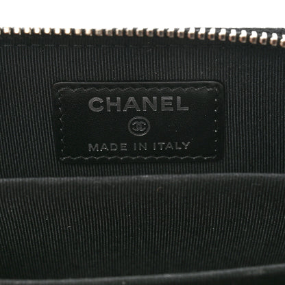 Chanel Patent Calfskin Quilted Zip Coin Purse Black 5 of 7