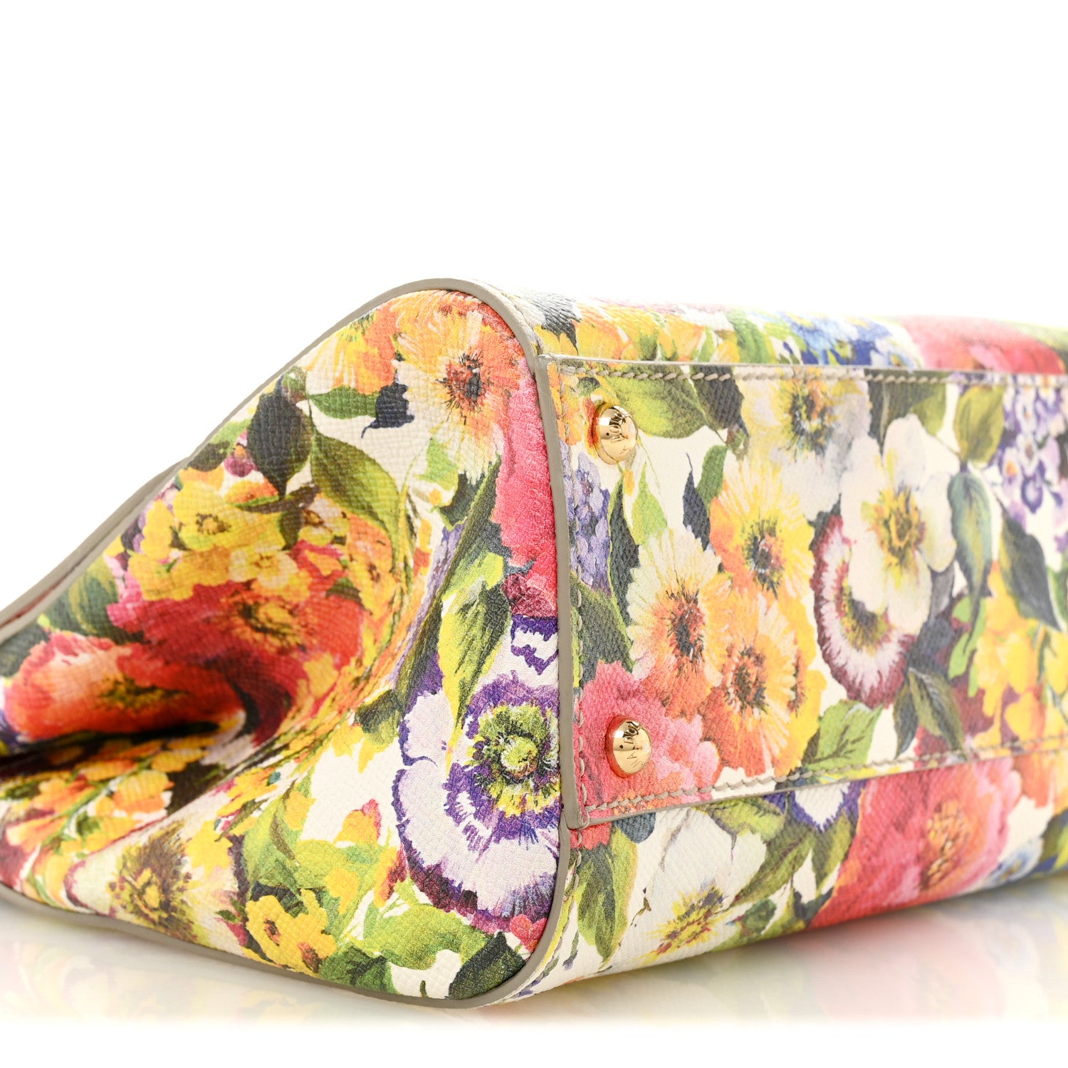 Dolce & Gabbana Dauphine Flower Print Medium Miss Sicily Satchel Multicolor 9 of 11