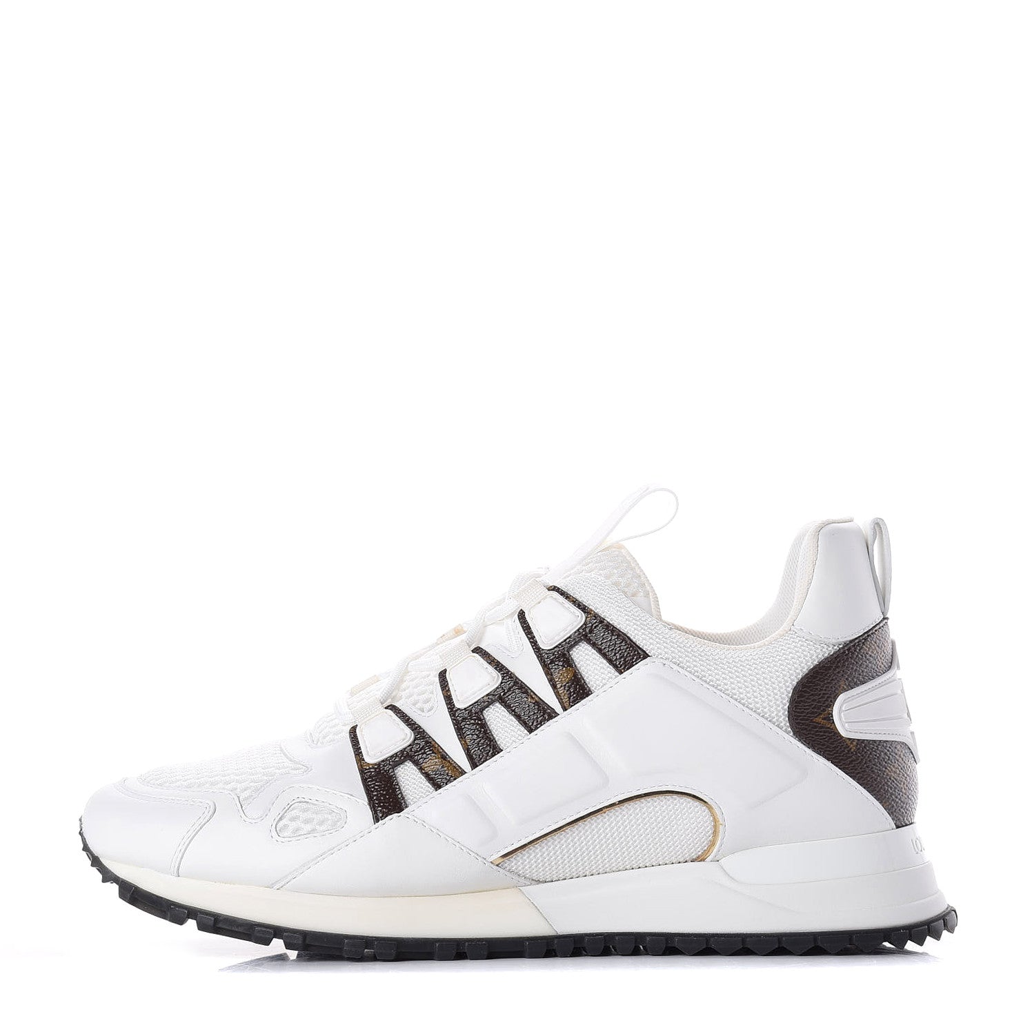 Louis Vuitton Calfskin Monogram Run Away Sneakers 39 White 1 of 10
