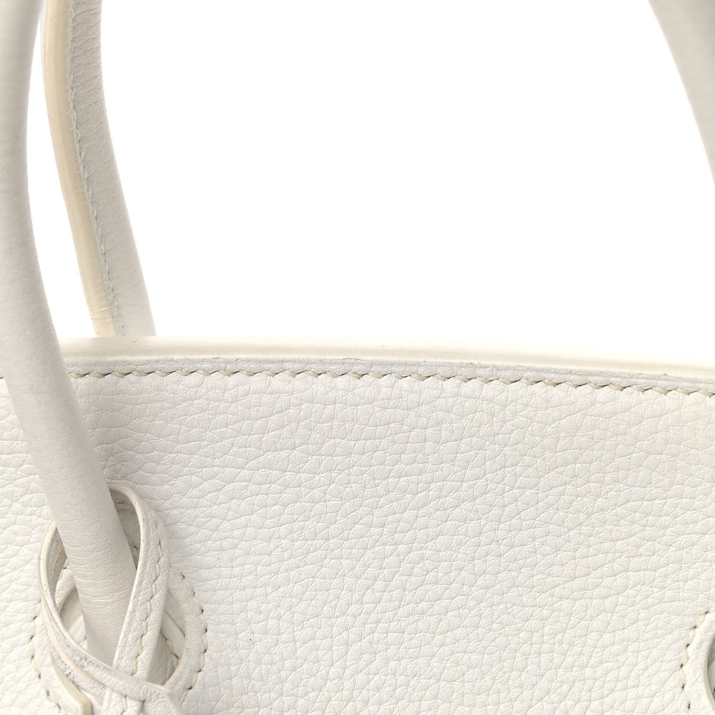Taurillon Clemence Birkin 35 White