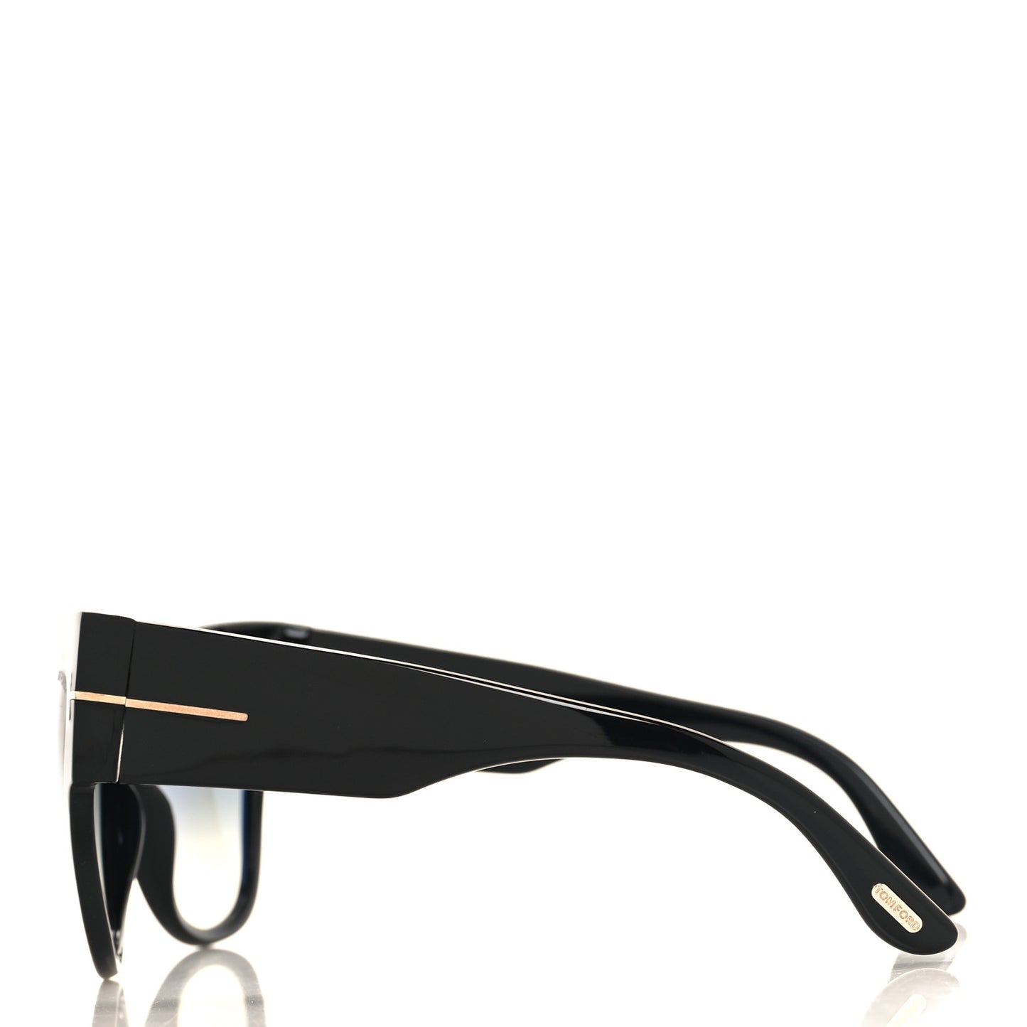 Acetate Anoushka Cat Eye Sunglasses TF371 Black