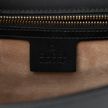 Gucci Calfskin Small Sylvie Shoulder Bag Black 7 of 17
