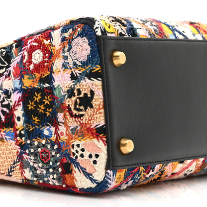 Christian Dior Embroidered Patchwork Peace And Love Medium Lady Dior Multicolor 9 of 10