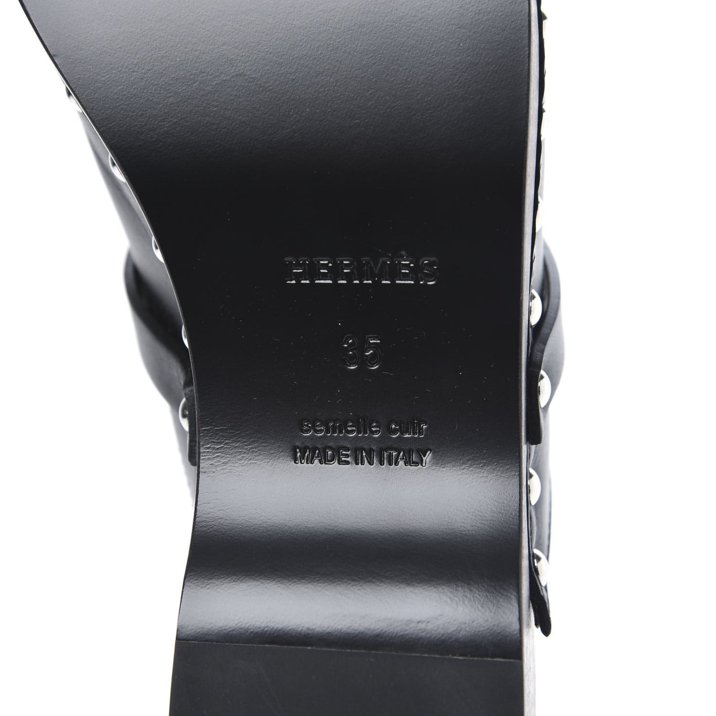 Calfskin Carlotta Mules 35 Black