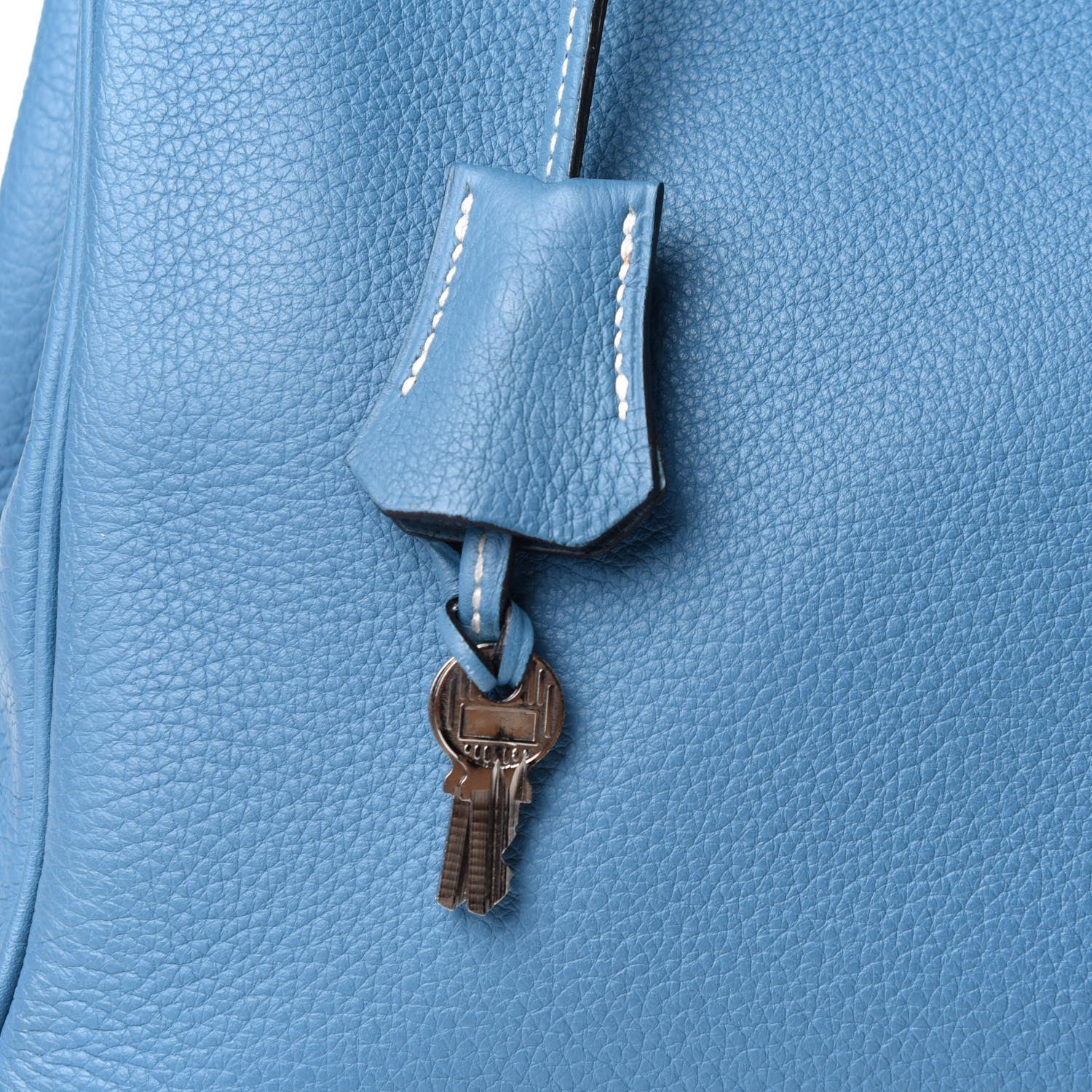 Hermes Taurillon Clemence Kelly Retourne 35 Blue Jean 7 of 11