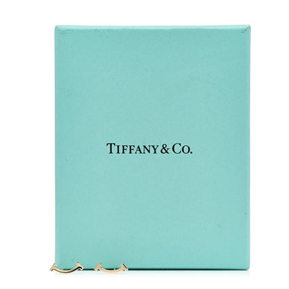 Tiffany 18K Yellow Gold T Smile Stud Earrings 6 of 6
