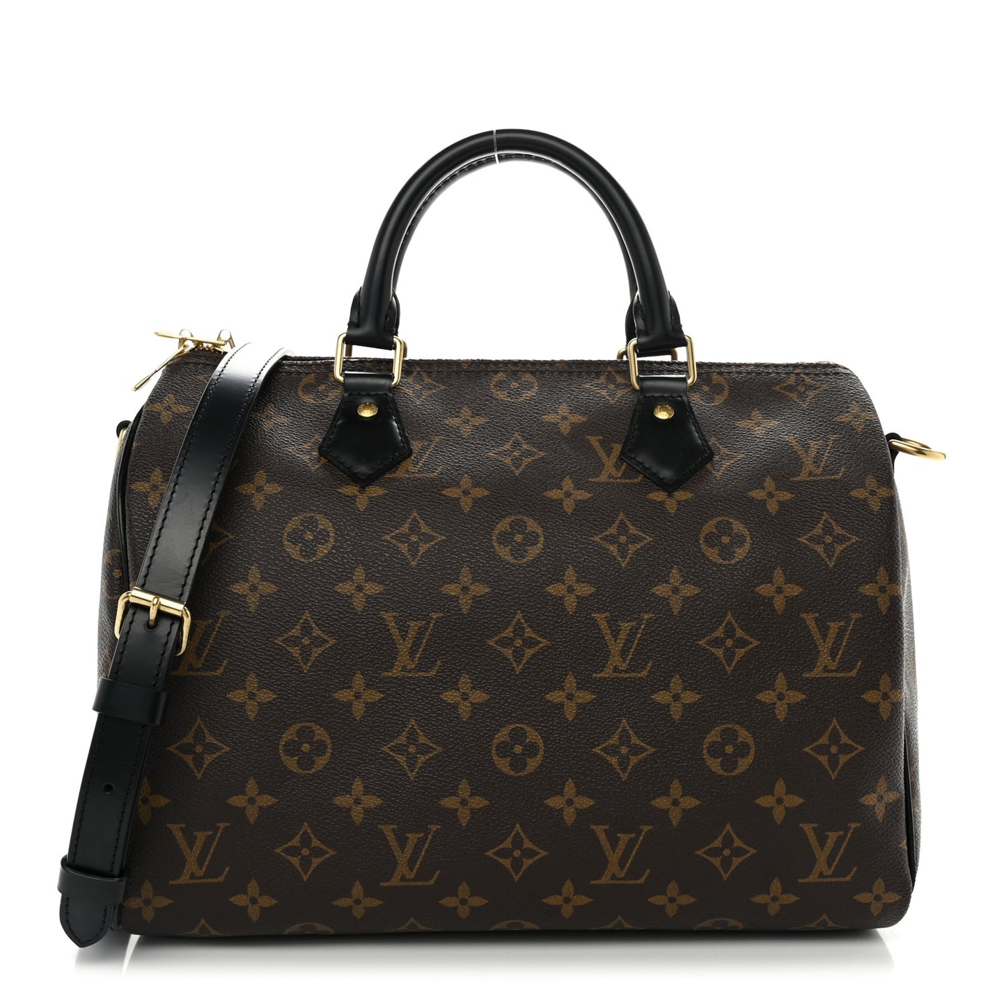 Monogram My World Tour Speedy Bandouliere 30 Black