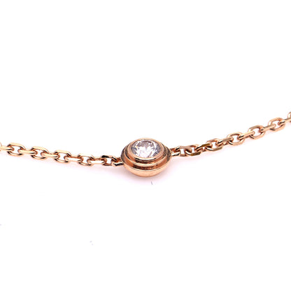 Cartier 18K Pink Gold Diamond XS D'Amour Bracelet 4 of 7