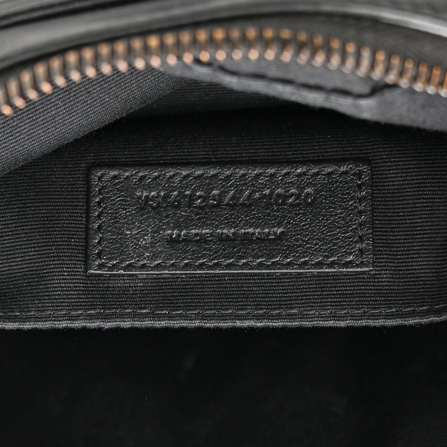 Calfskin Matelasse Monogram Monochrome Lou Camera Bag Black