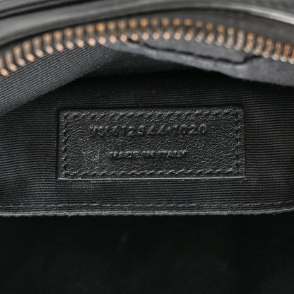Saint Laurent Calfskin Matelasse Monogram Monochrome Lou Camera Bag Black 7 of 11