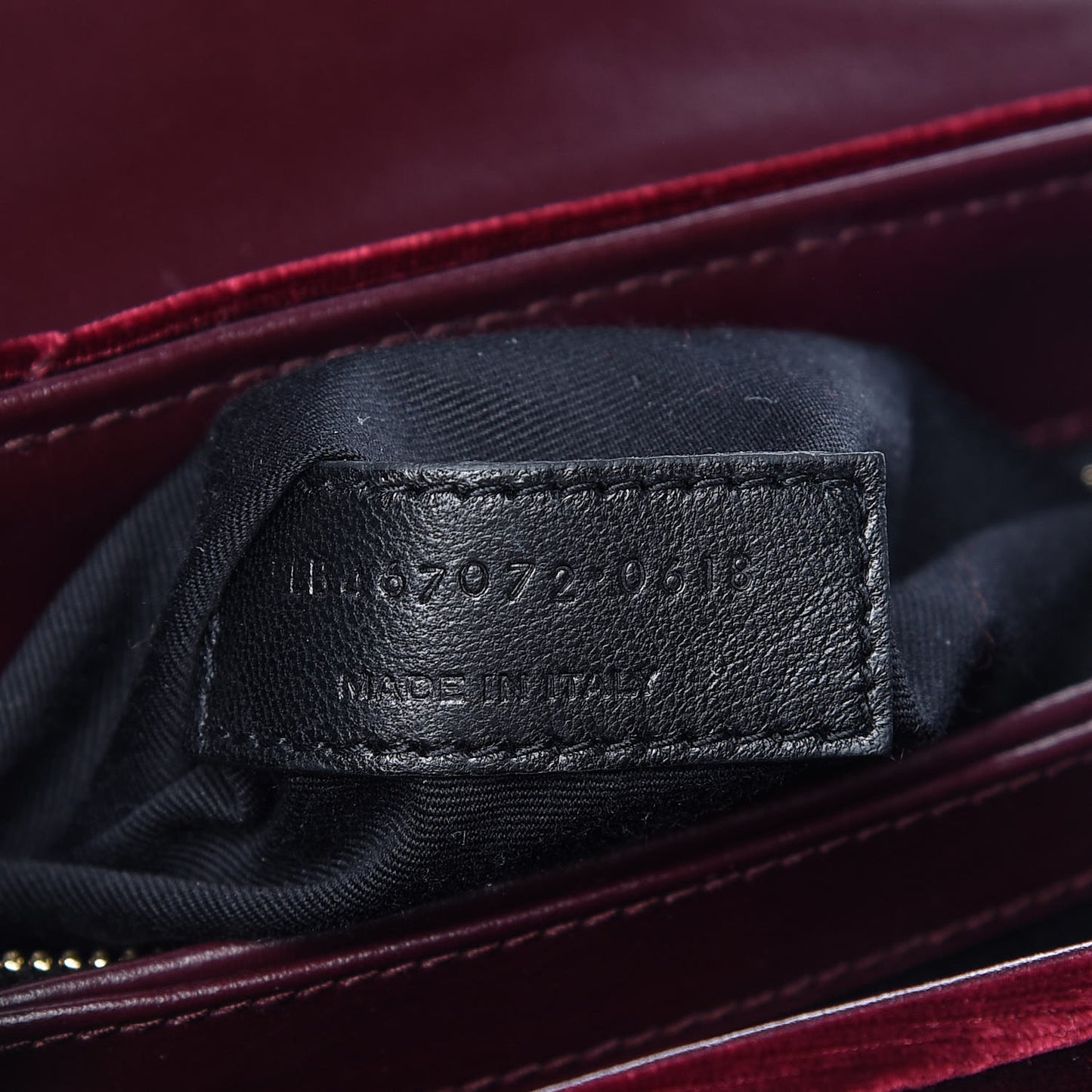 Velvet Y Quilted Monogram Toy Loulou Crossbody Bag French Burgundy