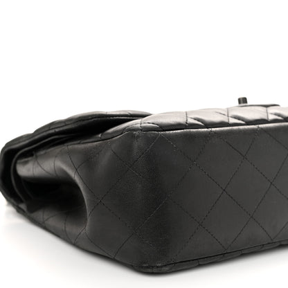 Chanel Lambskin Quilted Jumbo Double Flap So Black 9 of 11