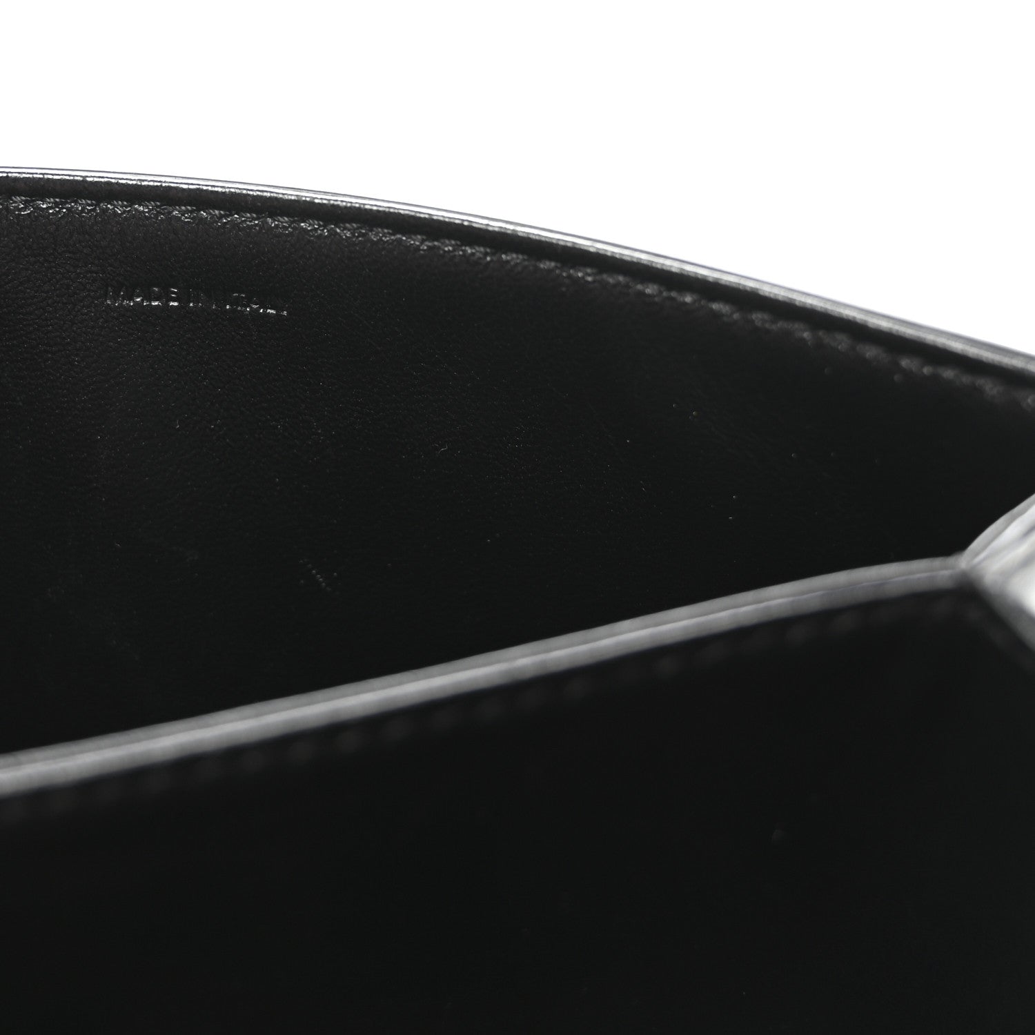 Celine Shiny Calfskin Teen Triomphe Black 7 of 10