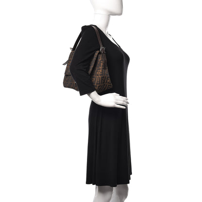 Fendi Zucchino Mama Baguette Brown 2 of 10