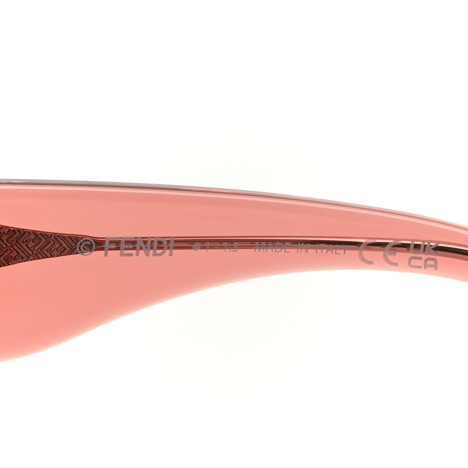 Fendi Acetate Sunglasses FE40100I Pink 5 of 7