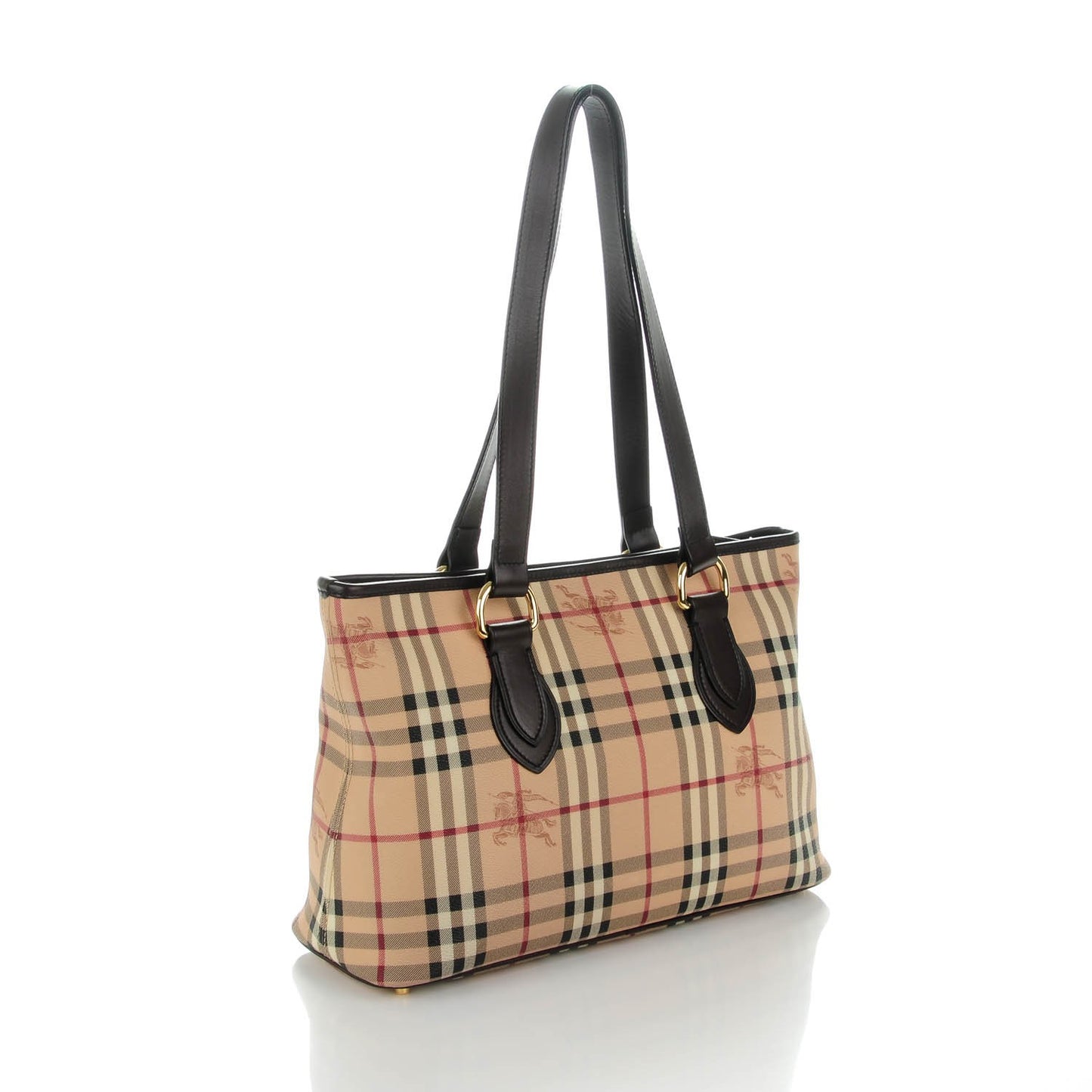 Haymarket Check Medium Regent Tote Chocolate
