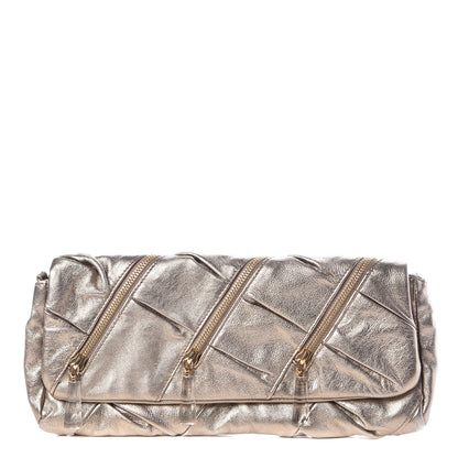 Christian Louboutin Metallic Calfskin Pillow Clutch Gold 1 of 6
