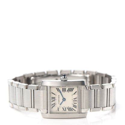 Cartier Stainless Steel 20mm Tank Francaise Quartz Watch 2 of 5