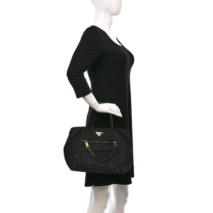 Prada Tessuto Nylon Shopping Tote Black 2 of 17