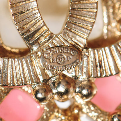 Chanel Gripoix Baguette Crystal Bracelet Gold 4 of 5