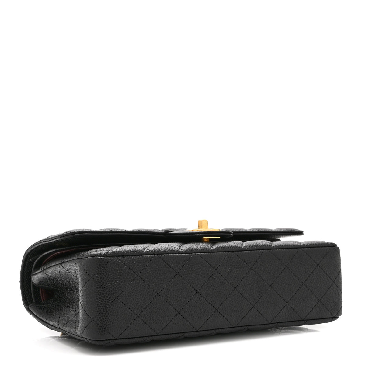 Chanel Caviar Quilted Medium Double Flap Black 4 of 10
