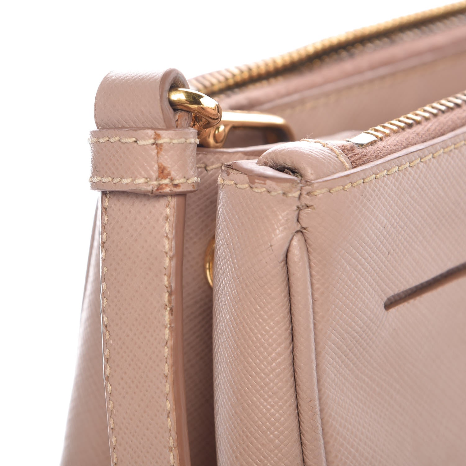 Prada Saffiano Medium Galleria Double Zip Tote Cammeo 28 of 36