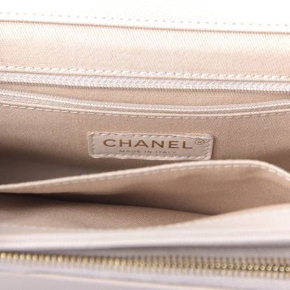 Chanel Caviar Quilted Medium Business Affinity Flap Light Beige 8 of 12