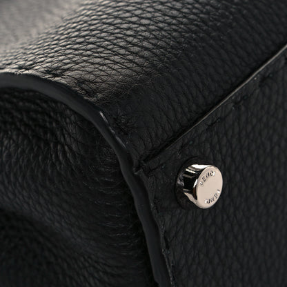 Fendi Cuoio Romano Selleria Bi-Color Mini Peekaboo Iconic Satchel Black Mou 9 of 13