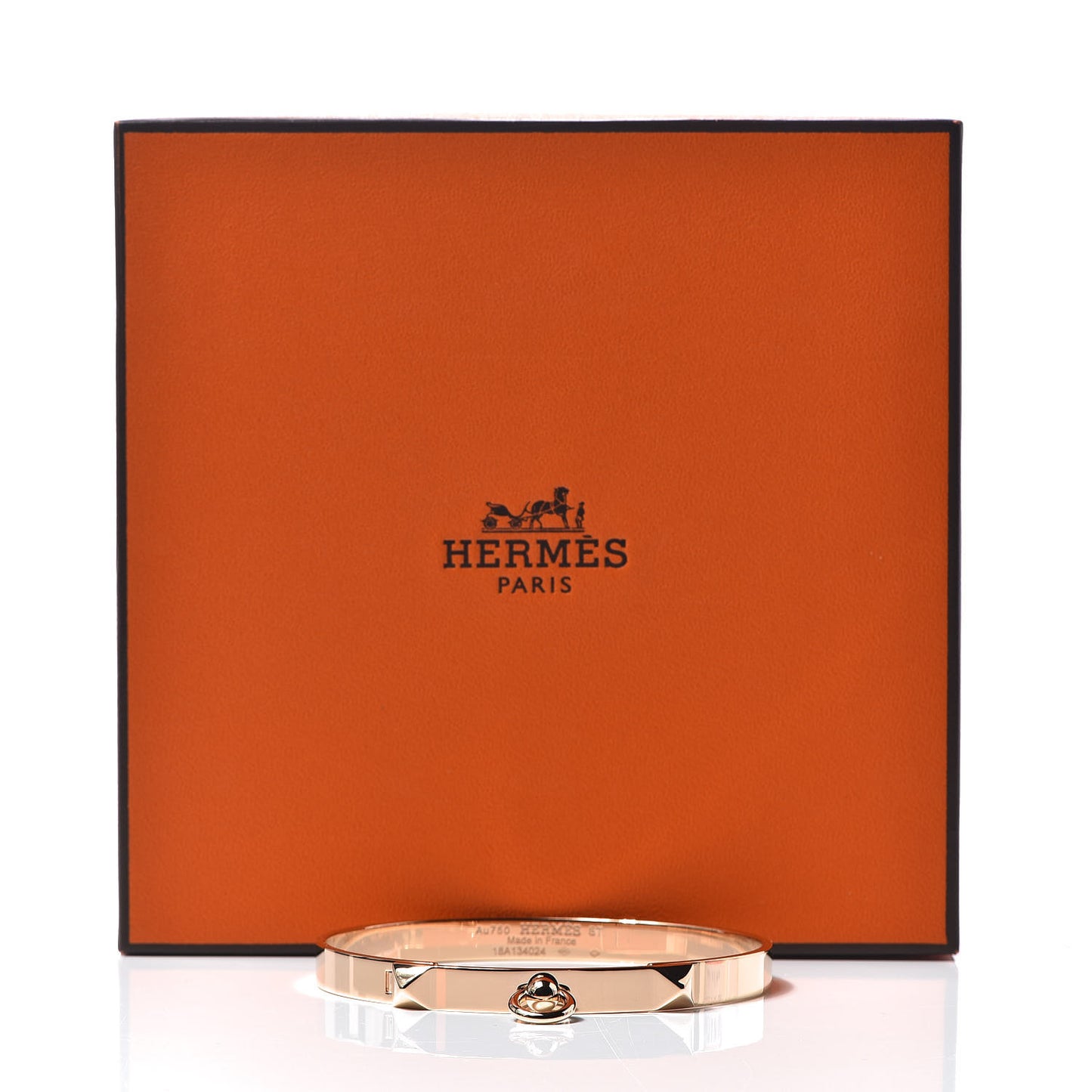 18K Rose Gold PM Collier De Chien Bracelet ST