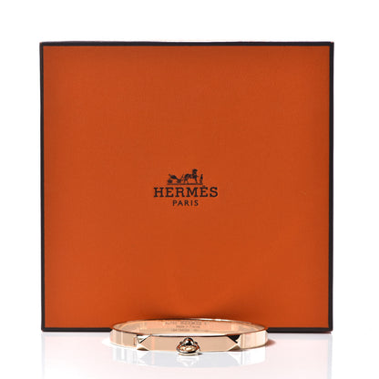 Hermes 18K Rose Gold PM Collier De Chien Bracelet ST 5 of 5