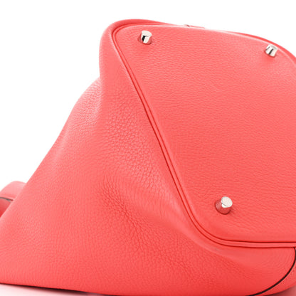 Hermes Taurillon Clemence Picotin Lock 22 MM Rouge De Coeur 8 of 9