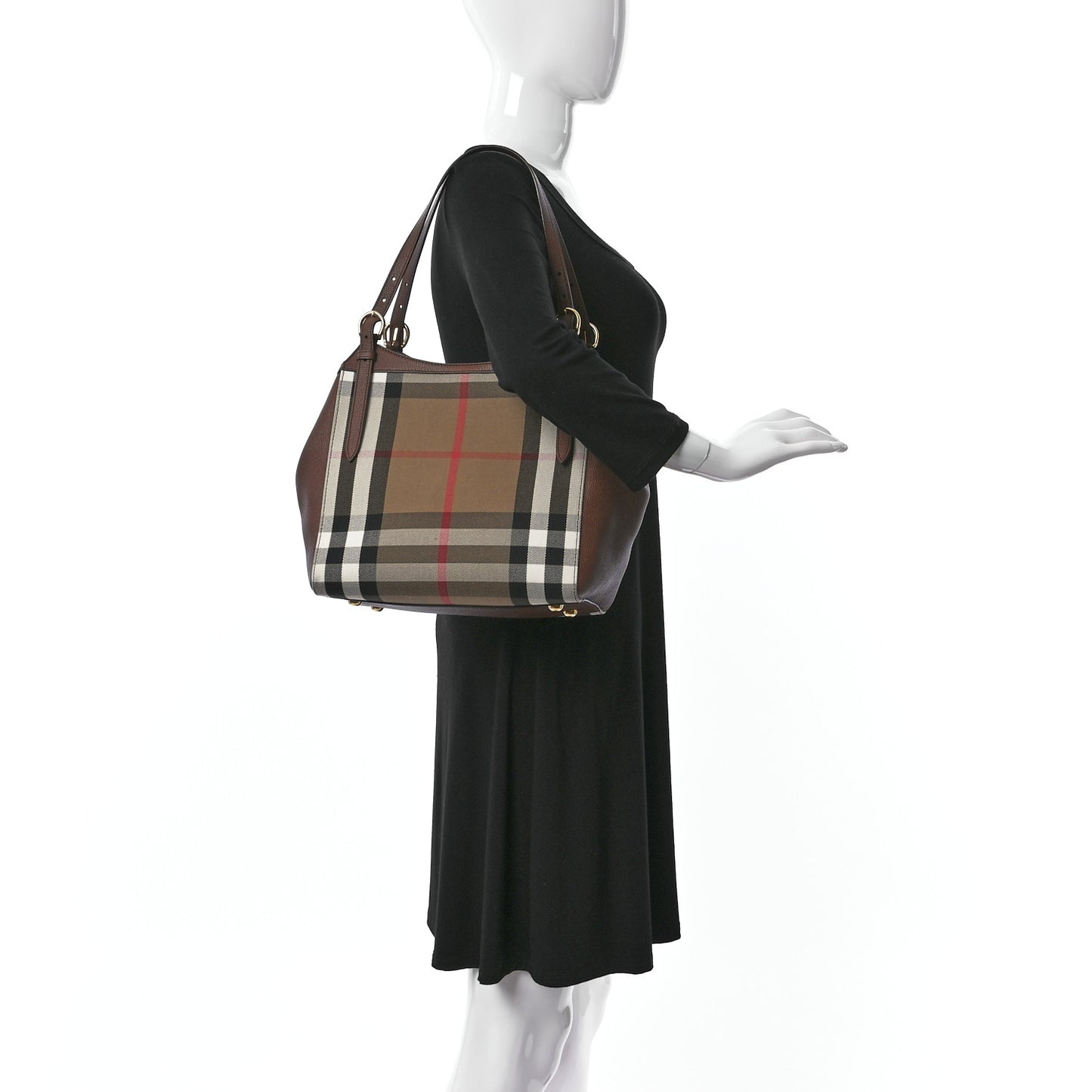 House Check Small Canterbury Tote Berry Pink