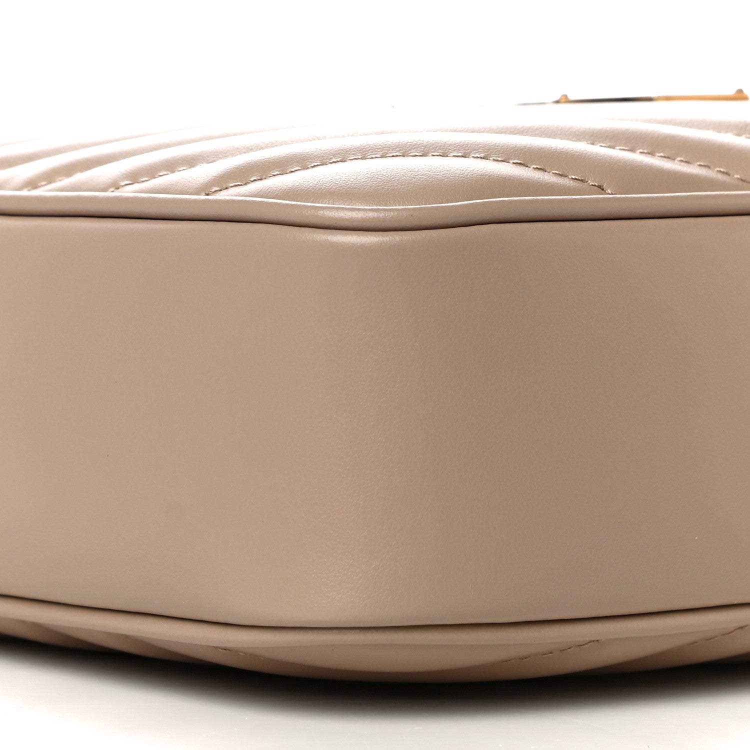 Saint Laurent Calfskin Matelasse Monogram Lou Camera Bag Dark Latte 8 of 10