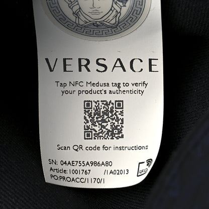 Versace Calfskin Monogram Smile Medusa Tote Multicolor 8 of 12