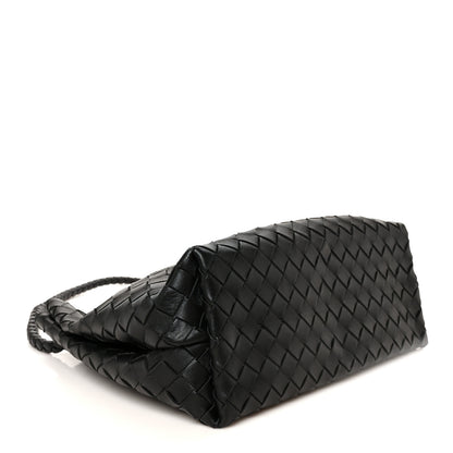 Bottega Veneta Nappa Intrecciato Medium Andiamo Shoulder Bag Black 3 of 9