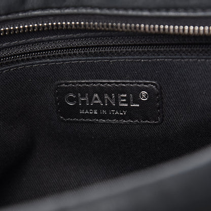 Chanel Iridescent Calfskin Medium In the Mix Flap Black 6 of 17