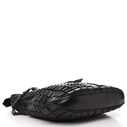Burberry Calfskin Hobo Black 3 of 10