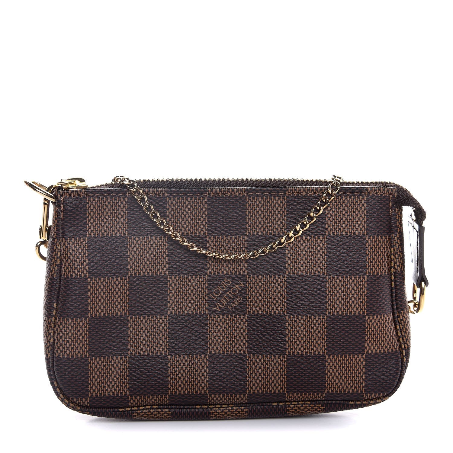 Louis Vuitton Damier Ebene Mini Pochette Accessories 1 of 8