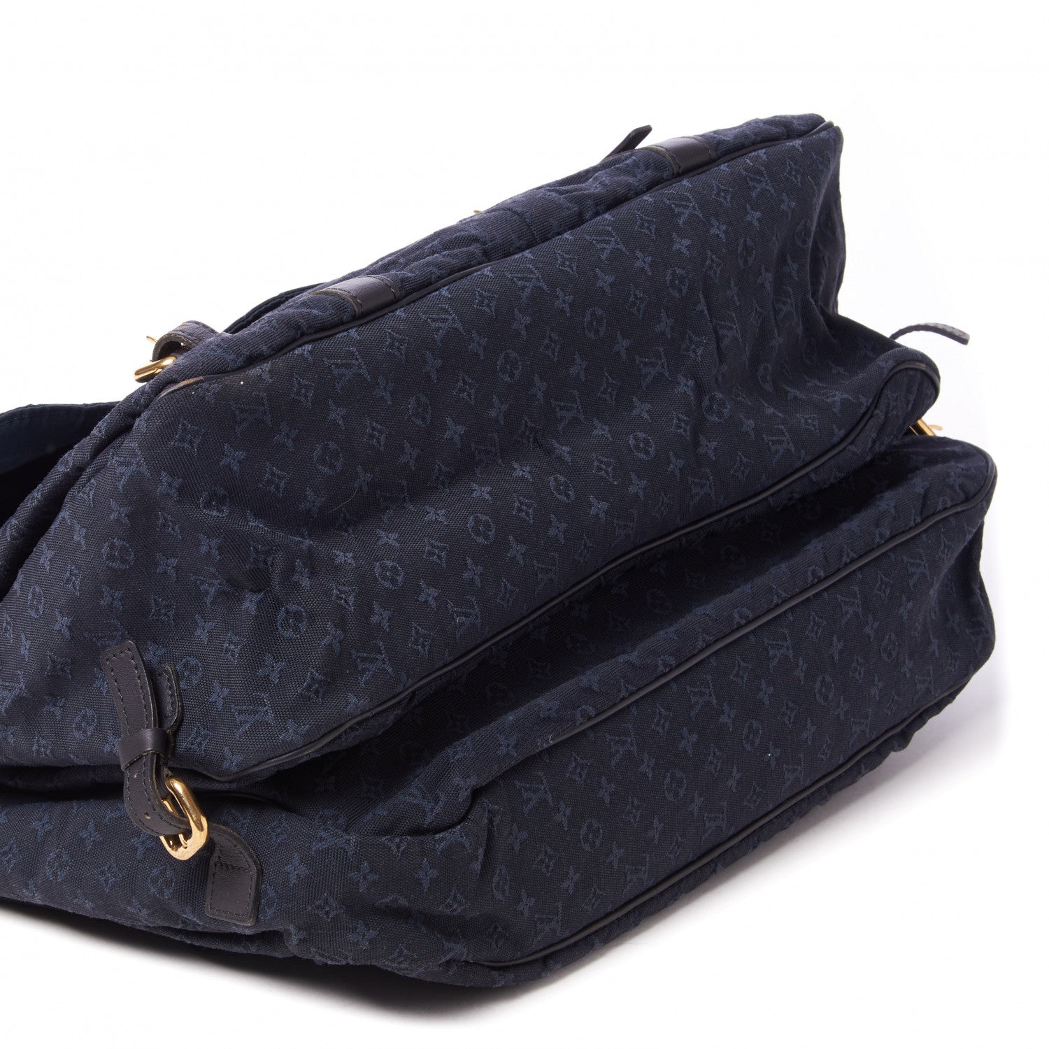 Louis Vuitton Mini Monogram Denise Navy 7 of 8